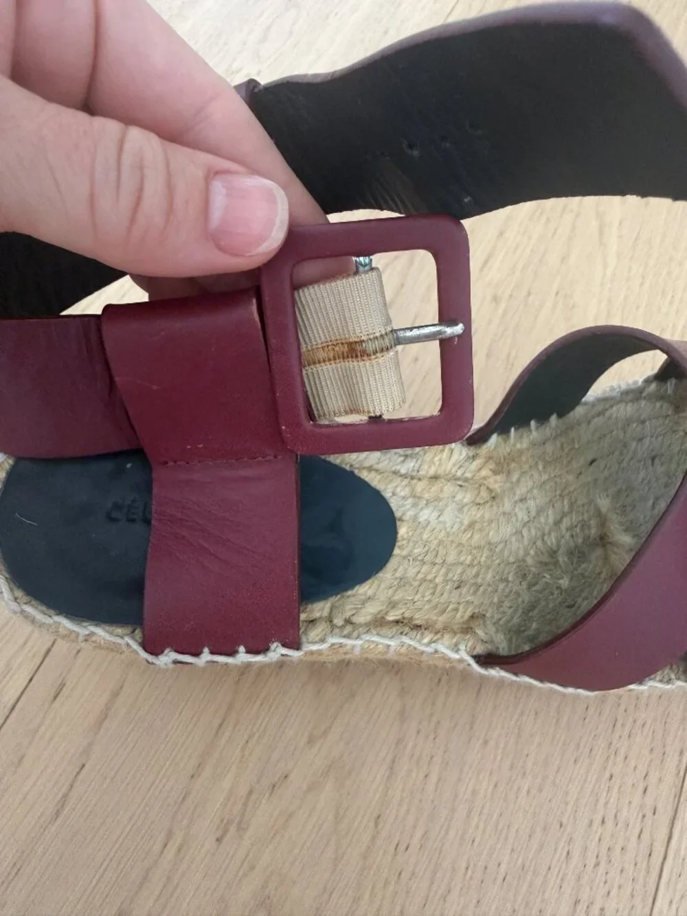 Celine Espadrille Platform Sandals